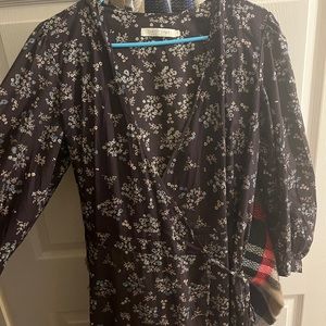 Size large christy dawn Noah dress in pattern noir Daisy vine